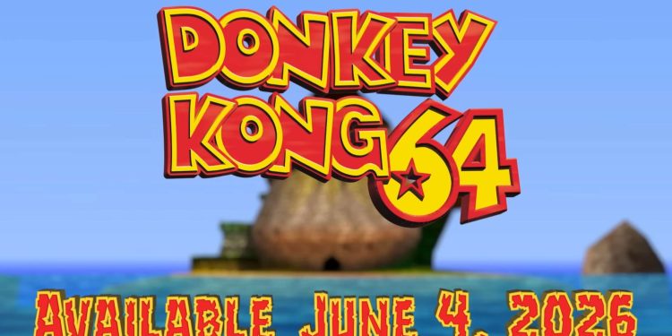 Donkey Kong 64 rejoint la bibliothèque Nintendo Switch Online le 4 juin 2026