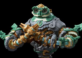 L&rsquo;amiibo Golem de Mineru de Zelda: Tears of the Kingdom sortira le 17 septembre avec des bras articulés
