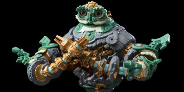 L&rsquo;amiibo Golem de Mineru de Zelda: Tears of the Kingdom sortira le 17 septembre avec des bras articulés