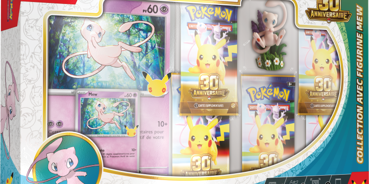 The Pokémon Company dévoile sa gamme de produits célébrant l’extension 30ᵉ Anniversaire du Jeu de Cartes à Collectionner