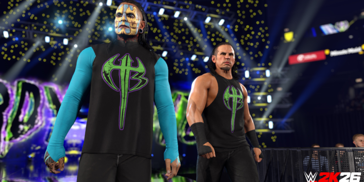 WWE® 2K26 : La Saison 4 du Pass Ringside monte d’un cran avec The Hardy Boyz et Lady Shani