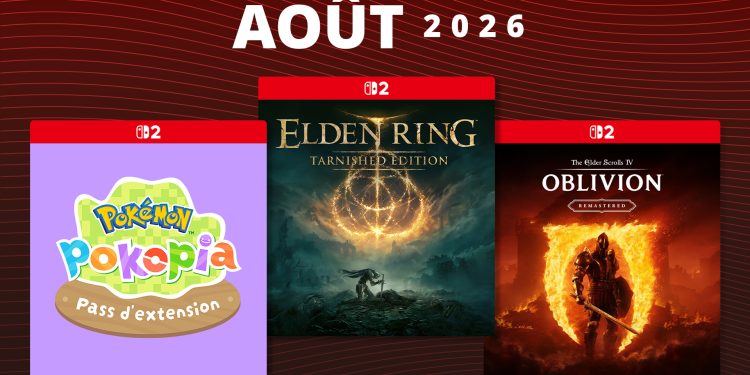 Les sorties Nintendo Switch 2 à ne pas rater en août 2026
