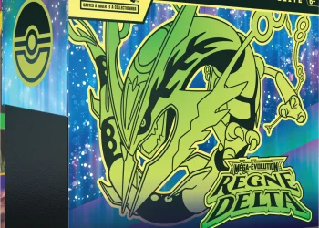 La nouvelle extension du JCC Pokémon Méga-Évolution – Règne Delta marque le grand retour de Méga-Rayquaza-ex