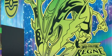 La nouvelle extension du JCC Pokémon Méga-Évolution – Règne Delta marque le grand retour de Méga-Rayquaza-ex