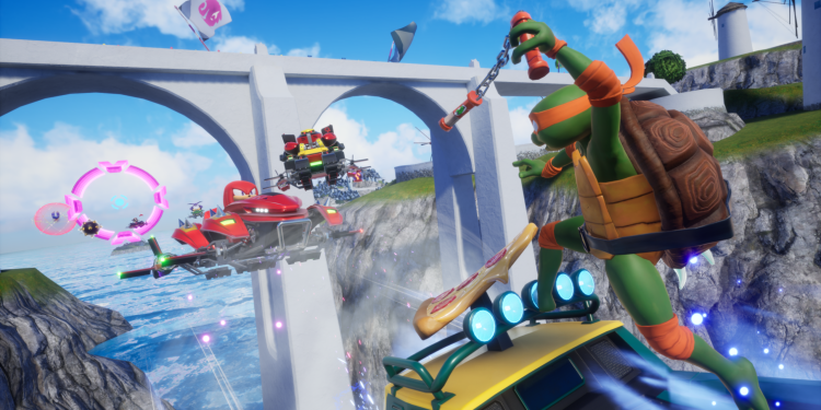Le Pack Tortues Ninja pour Sonic Racing: CrossWorlds est dorénavant disponible