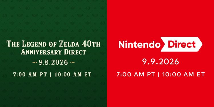 Deux Nintendo Direct arrivent la semaine prochaine, dont un sur les 40 ans de Zelda