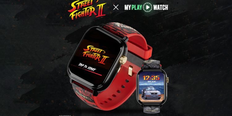 Street Fighter s’invite à votre poignet avec la montre de jeu My Play Watch, disponible fin 2026