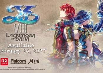 Ys VIII: Lacrimosa of DANA arrive en version native sur Switch 2 le 25 février 2027